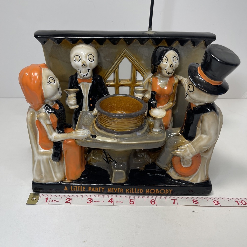 Yankee Candle 2017 Boney Bunch A Little Party Never Killed Tart Warmer RARE HTF - Picture 14 of 16
